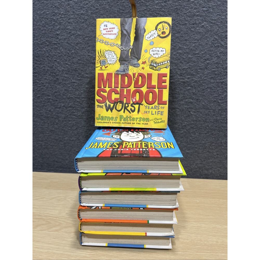 Children's Books, Middle School, J. Patterson, Lot of 7